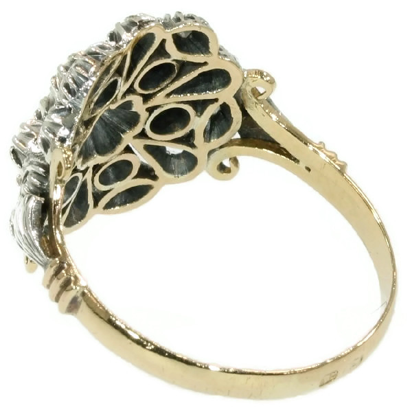 Victorian Portuguese antique ring with diamonds (image 9 of 13)